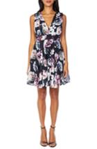 Women's Tfnc V-neck Fit & Flare Dress - Black