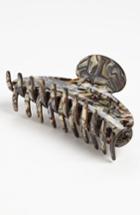 France Luxe 'jumbo Couture' Jaw Clip, Size - Brown