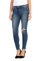 Women's Paige Hoxton High Waist Ankle Skinny Jeans - Blue