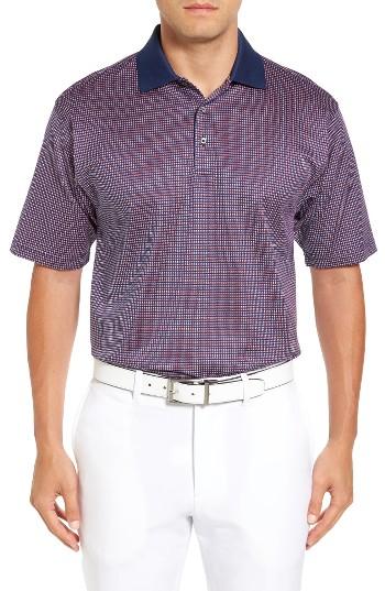 Men's Bobby Jones Geo Jacquard Polo - Blue