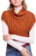 Women's Free People Frosted Cable Sweater Vest - Orange