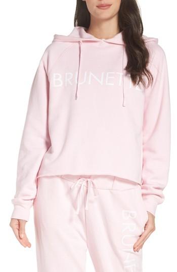 Women's Brunette The Label Middle Sister - Brunette Hoodie - Pink