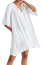Women's Madewell Bell Sleeve Shirtdress - White