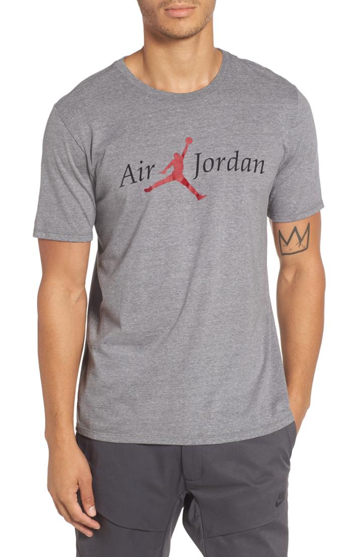 Men's Nike Jordan Air Jordan 5 Graphic T-shirt, Size R - Grey