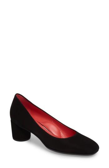 Women's Pas De Rouge Block Heel Pump Us / 38eu - Black