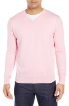 Men's Peter Millar Crown Regular Fit V-neck Sweater - Red