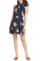 Women's Bb Dakota Garden Variety Halter Neck Dress - Blue