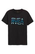 Men's Rvca Cut Graphic T-shirt, Size - Black