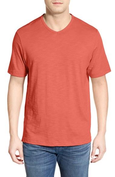 Men's Tommy Bahama 'portside Player' Pima Cotton T-shirt - Red