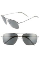 Men's Oliver Peoples Clifton 58mm Polarized Sunglasses - Silver