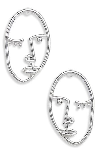 Women's Leith Face Earrings