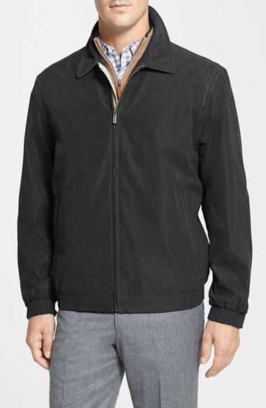 Men's Rainforest 'microseta' Lightweight Golf Jacket - Black