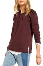 Women's Treasure & Bond Pleated Knit Top - Burgundy