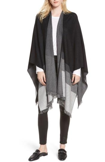 Women's Splendid Ridgewood Poncho /small - Black