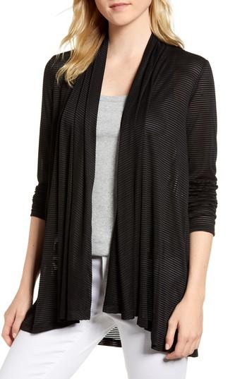 Women's Gibson X Living In Yellow Open Cardigan - Black
