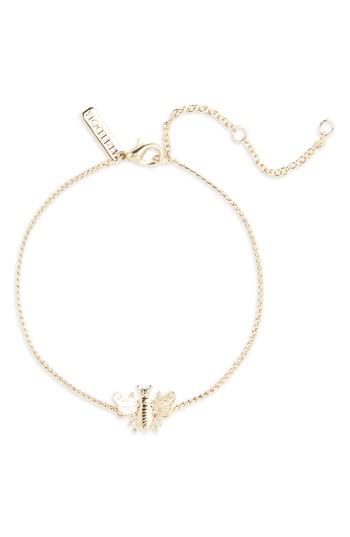 Women's Topshop Bee Fine Chain Bracelet
