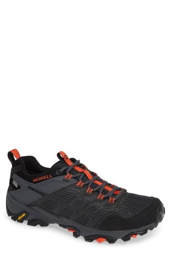 Men's Merrell Moab Fst 2 Waterproof Hiking Shoe M - Black