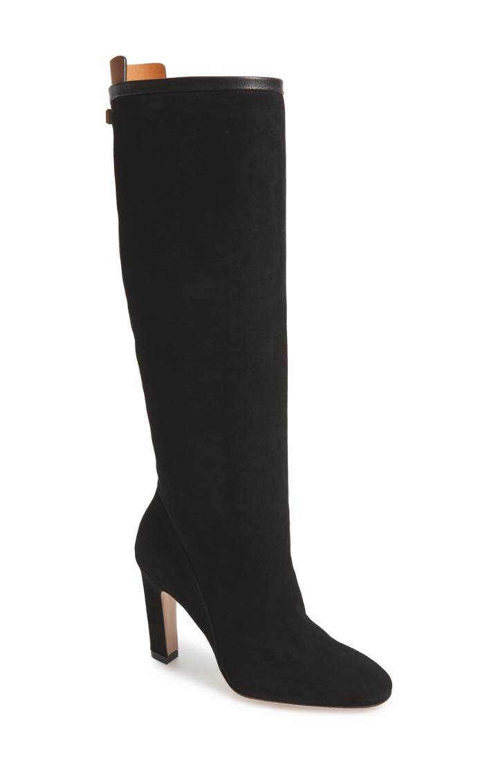 Women's Stuart Weitzman Charlie Knee High Boot .5 M - Black