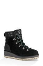 Women's Ugg Birch Waterproof Lace-up Winter Bootie M - Black