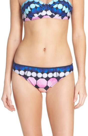 Women's Ted Baker London Marina Mosaic Bikini Bottoms - Blue