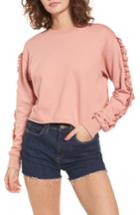 Women's Soprano Ruffle Trim Sweatshirt