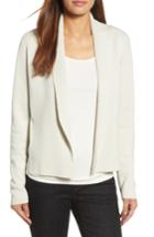 Women's Eileen Fisher Shawl Collar Jacket, Size - Ivory