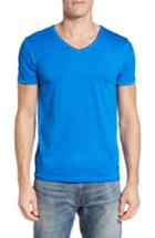Men's Boss Orange Toulouse V-neck T-shirt - Blue
