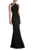 Women's Dress The Population Harlow Crepe Gown - Black