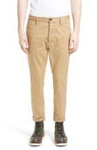 Men's Dsquared2 Roll Cuff Chinos Eu - Beige