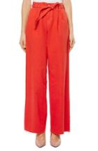 Women's J Brand High Waist Wide Leg Pants - Orange