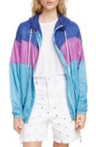 Women's Isabel Marant Etoile Kyriel Colorblock Hooded Jacket - Blue