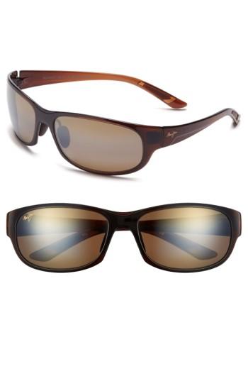 Women's Maui Jim Twin Falls 63mm Polarizedplus Sunglasses - Rootbeer Fade/ Bronze