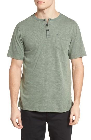 Men's Hurley Dry Lagos Henley, Size - Green