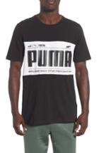 Men's Puma Graphic Logoblock T-shirt - Black