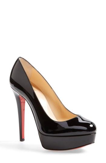 Women's Christian Louboutin Bianca Platform Pump Us / 37eu - Black