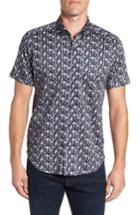 Men's Robert Graham Cinema Tailored Fit Sport Shirt - Black