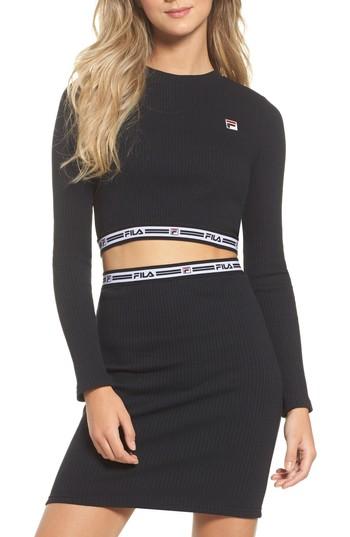 Women's Fila Colleen Long Sleeve Crop Top