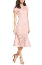 Women's Nsr Lace Midi Dress - Pink