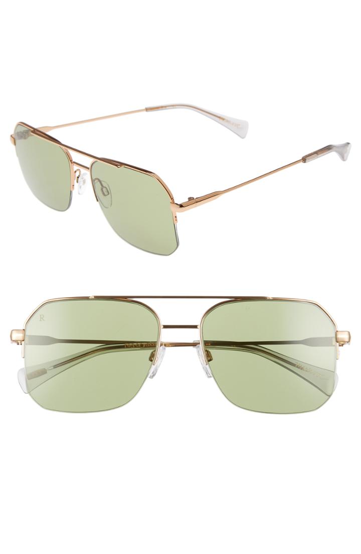 Men's Raen Munroe 55mm Square Aviator Sunglasses -