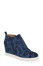 Women's Linea Paolo Felicia Wedge Bootie .5 M - Blue