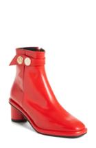Women's Reike Nen Gold Hardware Ankle Boot Us / 36eu - Red