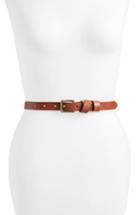 Women's Madewell Leather Crisscross Skinny Belt