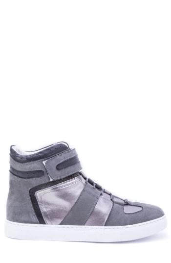 Men's Badgley Mischka Belmondo High Top Sneaker M - Grey