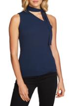 Women's 1.state Tie Neck One-shoulder Top - Blue