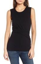 Women's James Perse Twisted Tank - Black