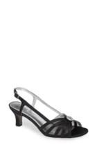 Women's David Tate Cheer Sandal M - Black