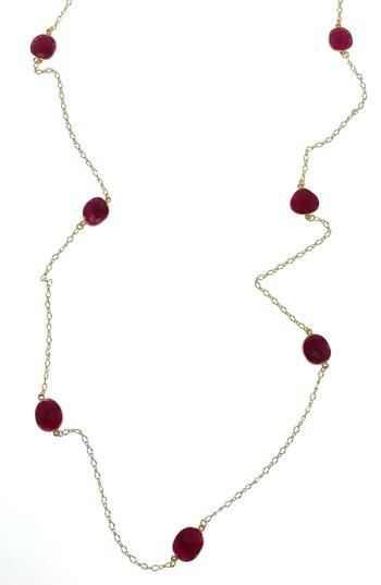 Women's Jemma Sands Laguna Semiprecious Stone Station Necklace