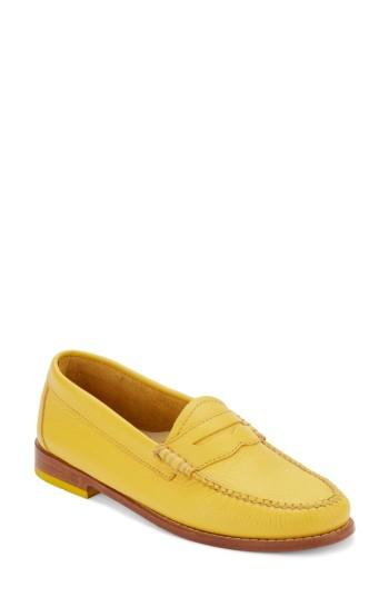 Women's G.h. Bass & Co. 'whitney' Loafer M - Yellow