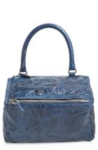 Givenchy 'small Pepe Pandora' Leather Crossbody Bag - Blue