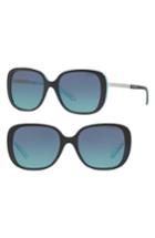 Women's Tiffany & Co. 54mm Gradient Sunglasses - Black/ Blue